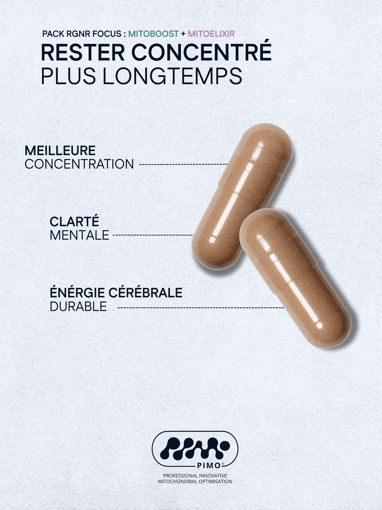 Pack RGNR focus - Rester concentré plus longtemps