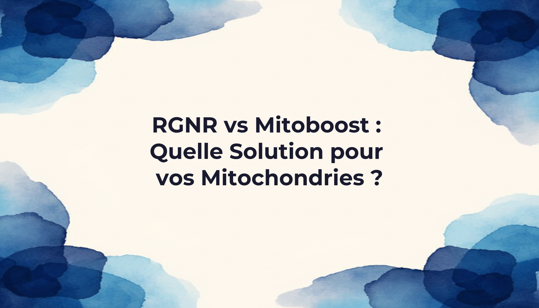 RGNR vs Mitoboost : Quelle Solution pour vos Mitochondries ? – Pimo Care
