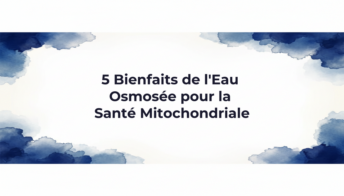 5 Bienfaits de l'Eau Osmosée pour la Santé Mitochondriale